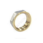 Контргайка латунь никель реборда Ду 40 (1 1/2") ВР Aquasfera 9034-05
