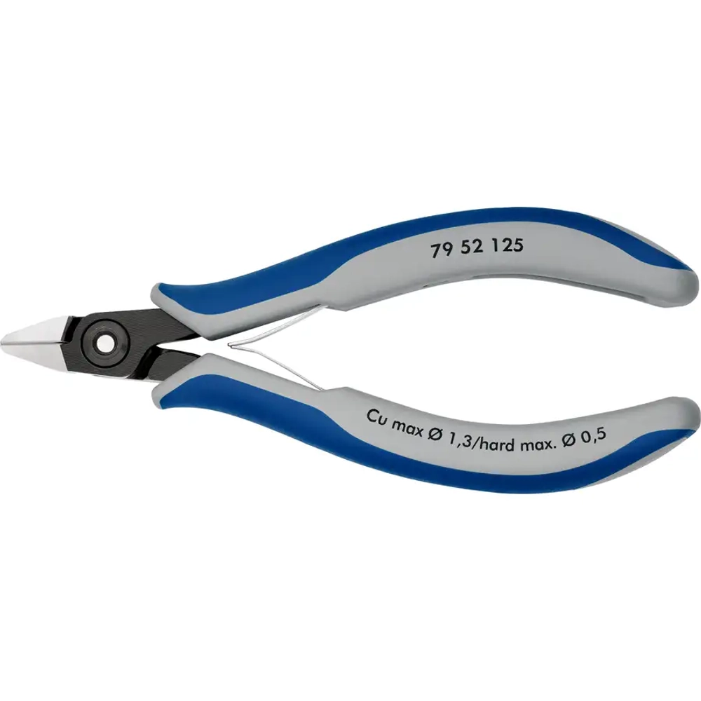 Прецизионные кусачки боковые для электроники чернёные 125 мм Knipex 79 52 125