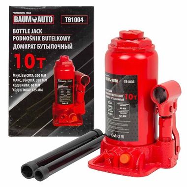 Домкрат бутылочный 10т Baum Auto BM-T91004