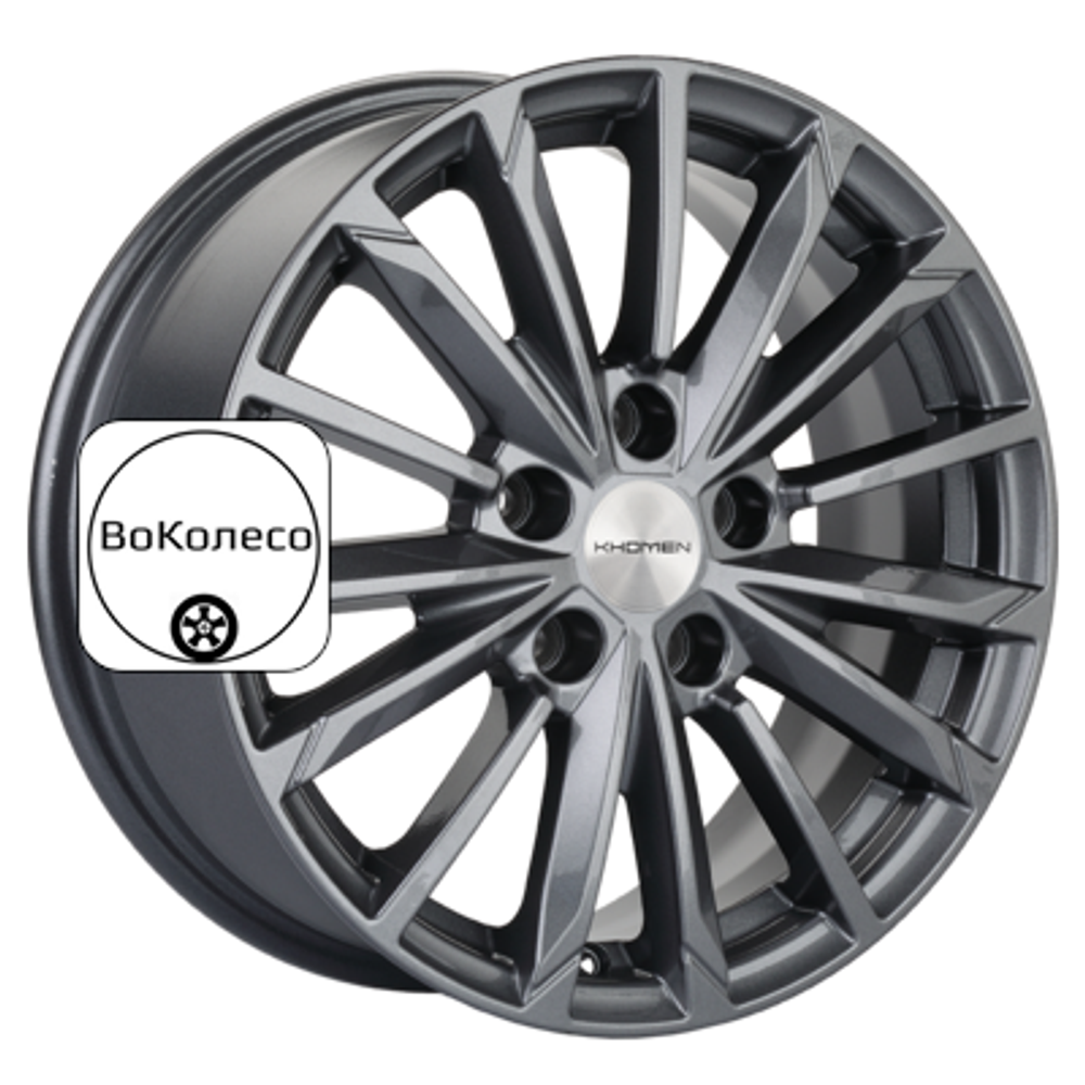6,5x16/5x114,3 ET45 D60,1 KHW1611 (Toyota/Suzuki) Gray Khomen Wheels