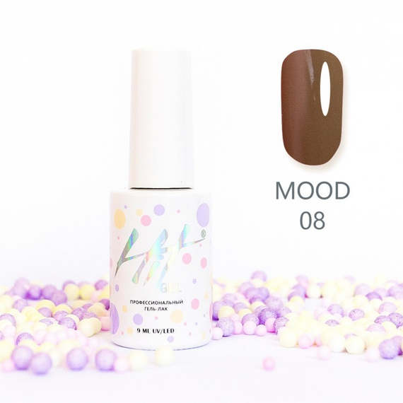 Гель-лак ТМ "HIT gel" №08 Mood, 9 мл