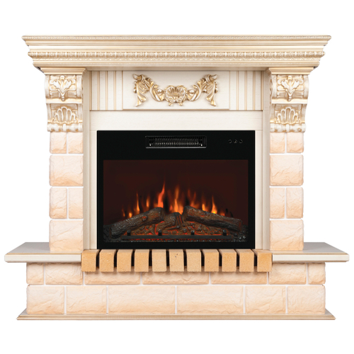 Каминокомплект Real Flame Gracia 24/25,5 WT с очагом Kendal 24