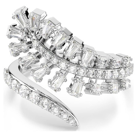 VIENNA:RING FEATHER WHI/RHS 52