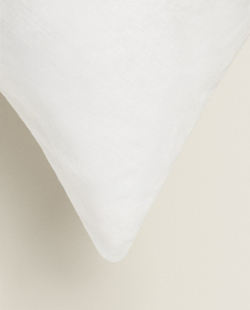 ZARA HOME ОДНОТОННЫЙ ЧЕХОЛ ДЛЯ ДЕКОРАТИВНОЙ ПОДУШКИ, БЕЛЫЙ