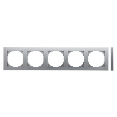 Рамки 5 постовые Slim LAVERO CLASSIC 1012200145 алюминий