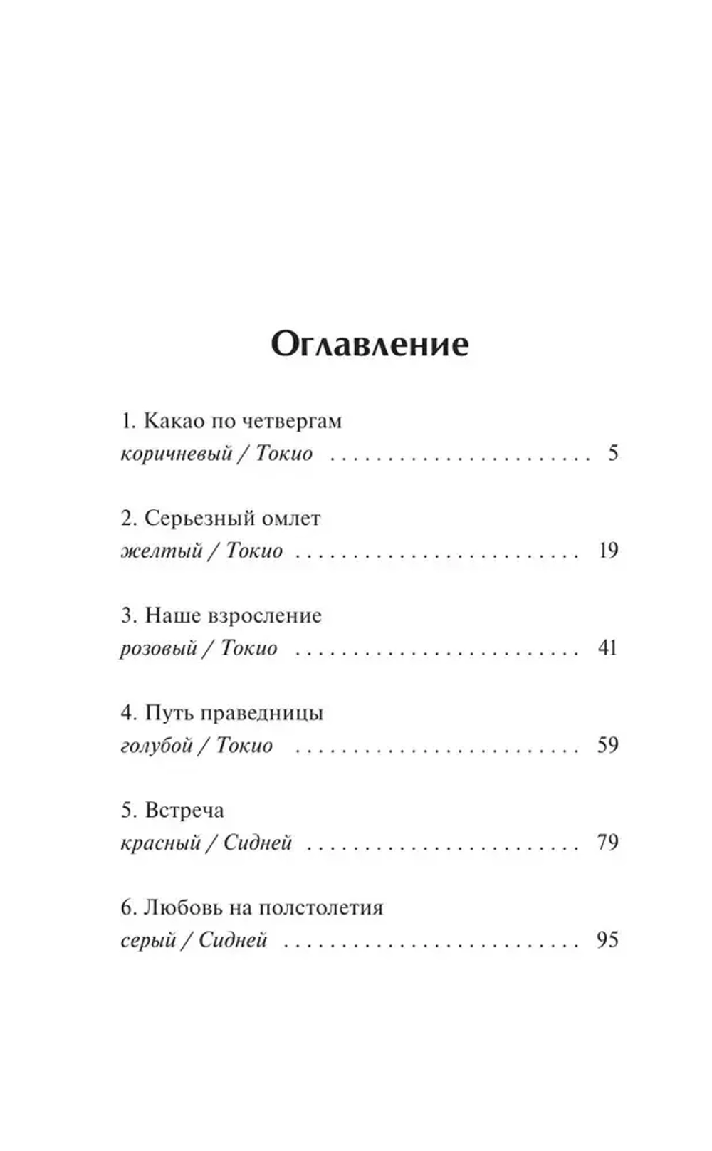 Какао по четвергам