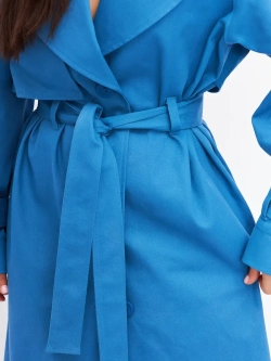 Тренч длинный весенний джинсовый