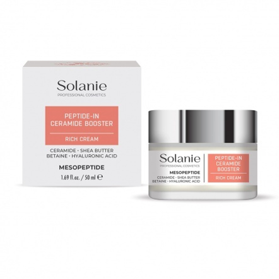 Дневной питательный крем-бустер MESOPEPTIDE Peptide-In Ceramid Booster Rich Cream, 50 мл