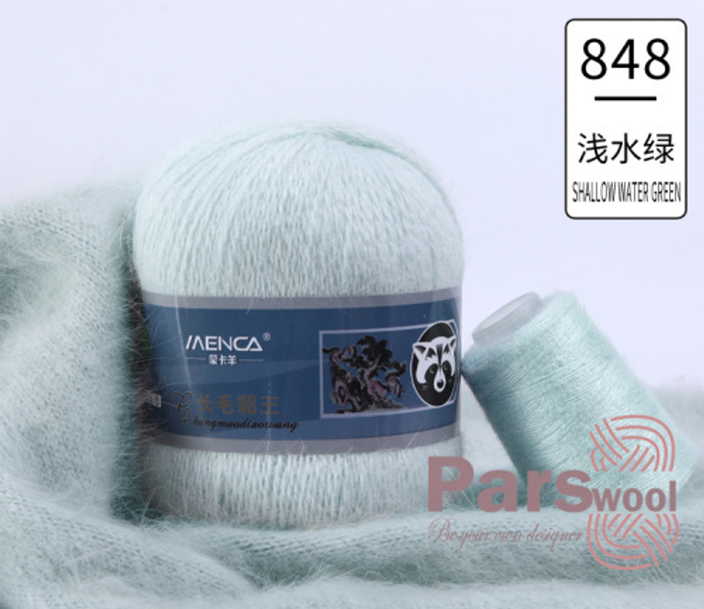 Пряжа Mink Wool (пух норки с синей этикеткой), 50г, 350м, 90%пух норки,10%полиамид (цена за 1 шт)