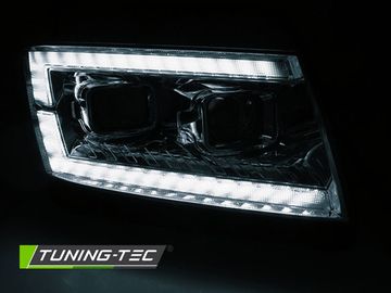 Светодиодные фары TUBE LIGHT CHROME DRL SEQ для VW CRAFTER II 2017-