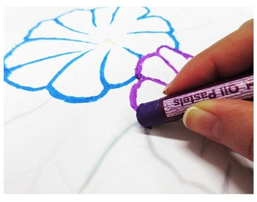Пастель масляная художественная PENTEL "Oil Pastels", 12 цветов, круглое сечение, картонная упаковка, PHN4-12