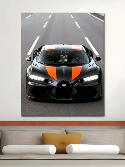 Картина "Bugatti Chiron", галерейная 30х40см 1шт.