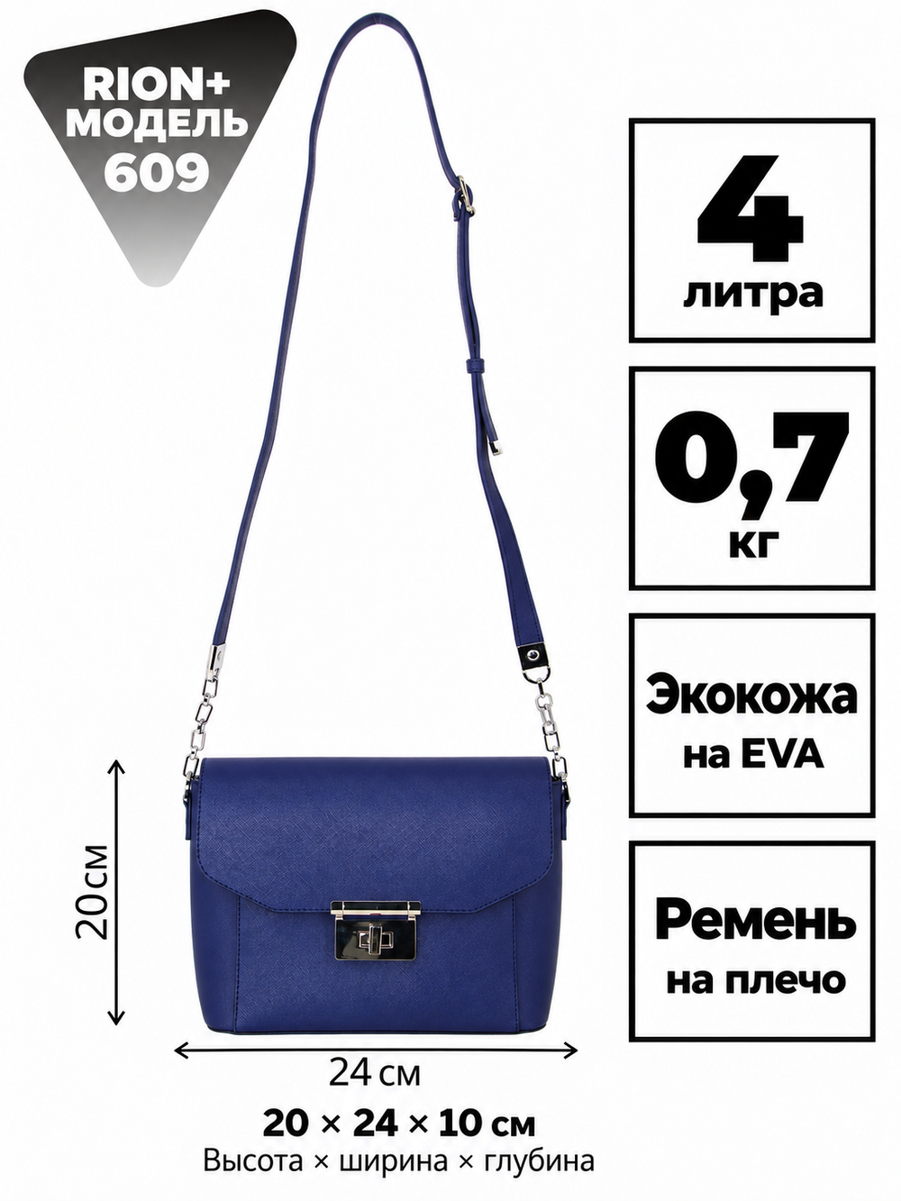 RION+ 609NAVY — инфографика