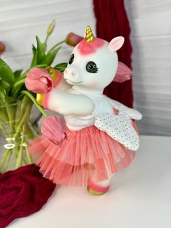 Игрушка мягконабивная 35см АниРеал Единорожка (60150)