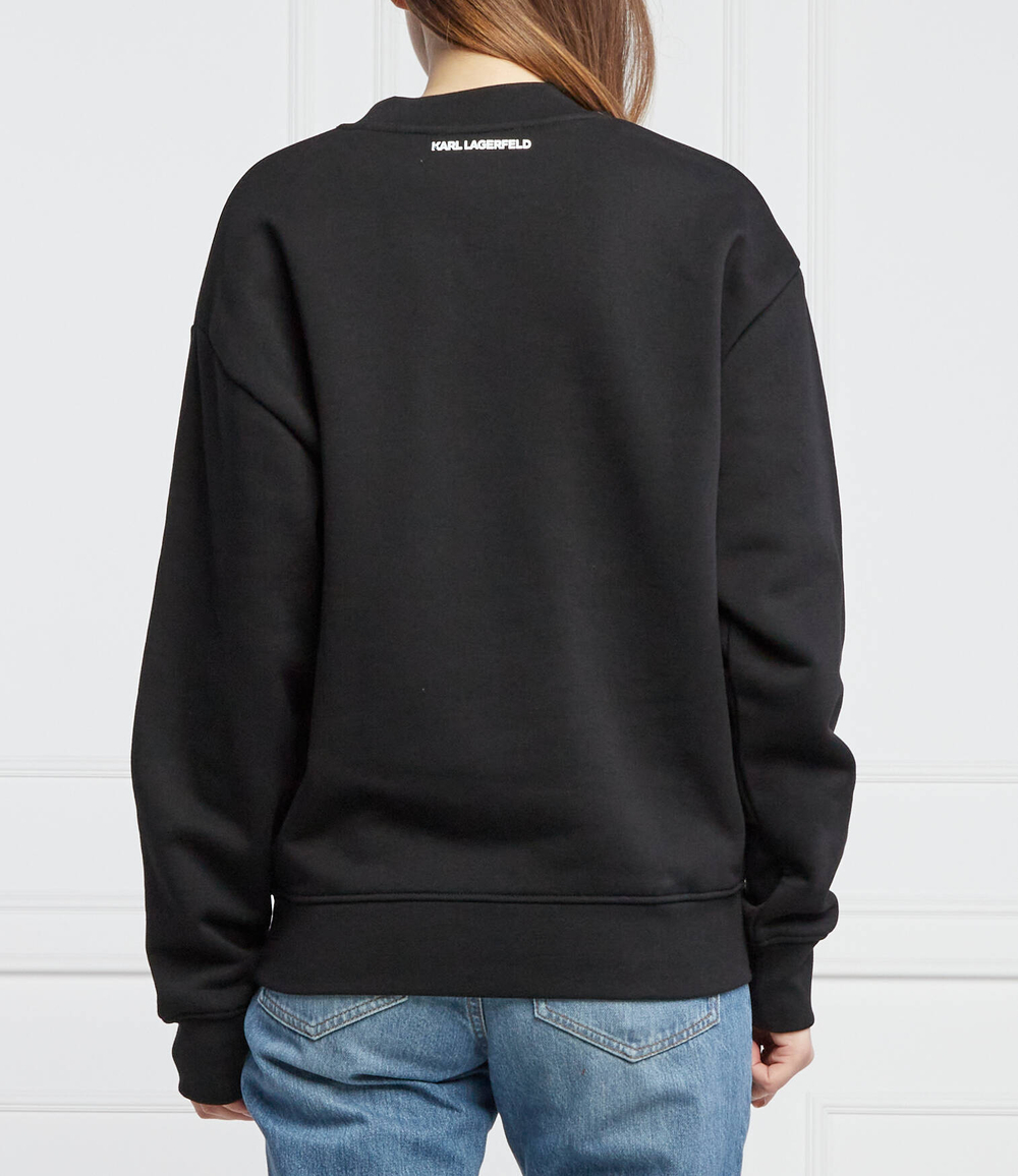 тощие иконик animal sweat Karl Lagerfeld - черный(220W1882)