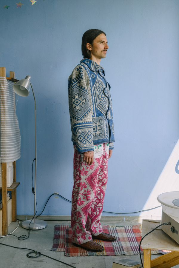 Куртка с Тремя Застежками/Blue Tab Jacket синяя - фото 3
