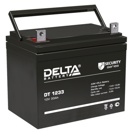 Аккумулятор DELTA DT 1233 | 33 Ач | 12В AGM