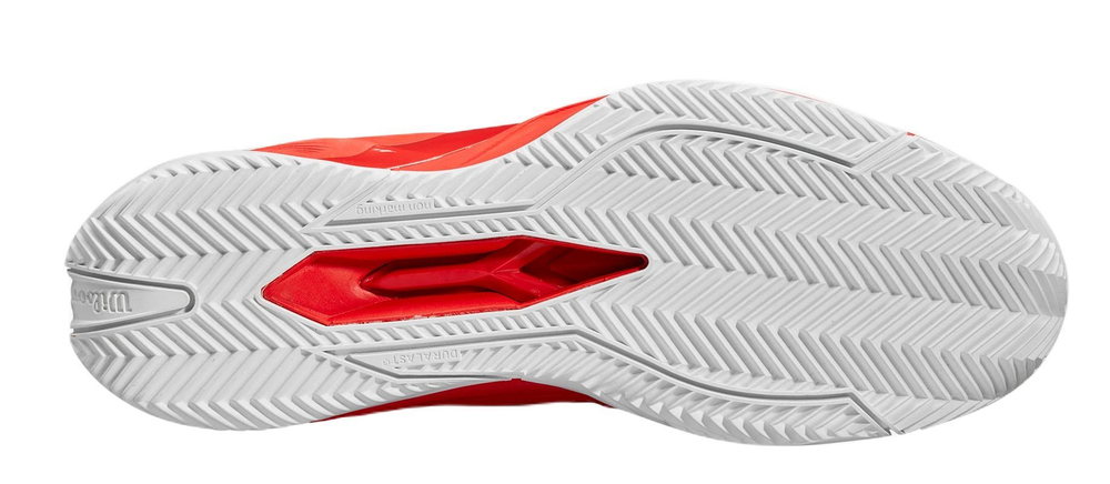 Мужские кроссовки теннисные Wilson Rush Pro 4.5 Clay - красный