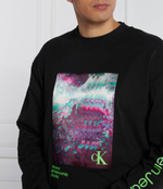 Худи HYPER REAL LANDSCAPE LS CALVIN KLEIN JEANS - черный(J30J324154)