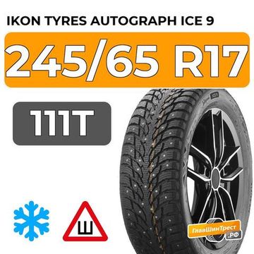 Ikon Tyres Autograph Ice 9 SUV 245/65 R17 111T XL шип.