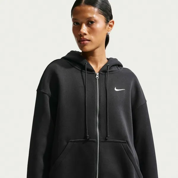 Толстовка женская NIKE W NK STDO FLC MW OS FZ HDY