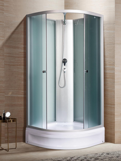 Душевая кабина RIVER NARA LIGHT Б/К XL  80/24 MT  80x80x220 10000006218 Универсальная Четверть круга