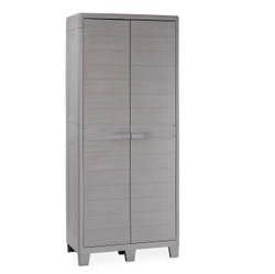 Уличный пластиковый шкаф Toomax Woody's XL Shelves Grey