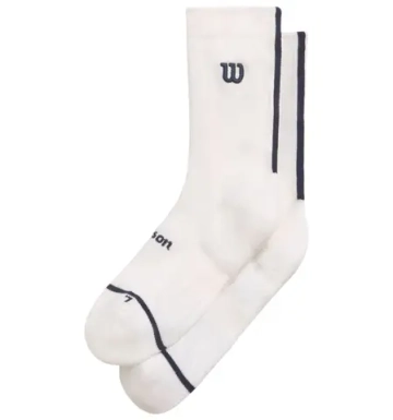 Теннисные носки Wilson Tour Performance Crew 1P - bright white/classic navy