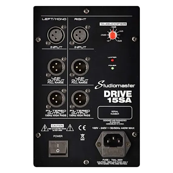 Studiomaster DRIVE15SA Активный сабвуфер