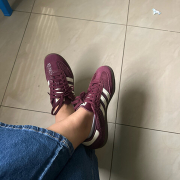 ADIDAS Кроссовки Samba OG с змеиным принтом, бордовый