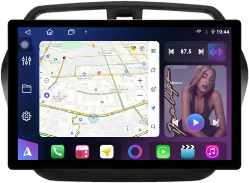 Магнитола для Suzuki SX4 2 2013-2021 (штатная КЗВ) - FarCar GX877 монитор 13" 2K QLED на Android 14, S500+TS20, Быстрейшая,  CarPlay, 4G SIM-слот