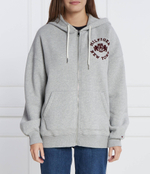 Худи VARSITY LONG ZIP UP Tommy Hilfiger - серый(WW0WW39801)
