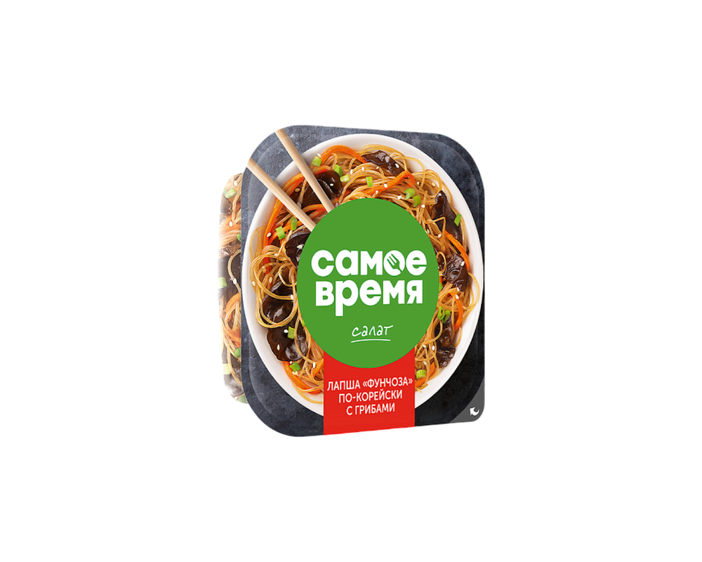 СБ Салат Фунчоза по корейски с грибами 150г 1/6шт