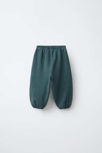 ZARA БРЮКИ-ДЖОГГЕРЫ SOFT TOUCH, СИНИЙ