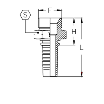 Фитинг DN 12 DKM (Ш) 20x1.5