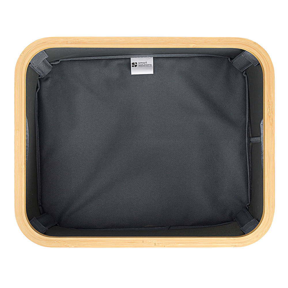 Корзина для белья 40x33x20см Smart Solutions Neat Low серая