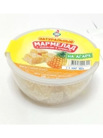 Мармелад С ананасом в кунжуте на агаре , 1 шт по 200гр