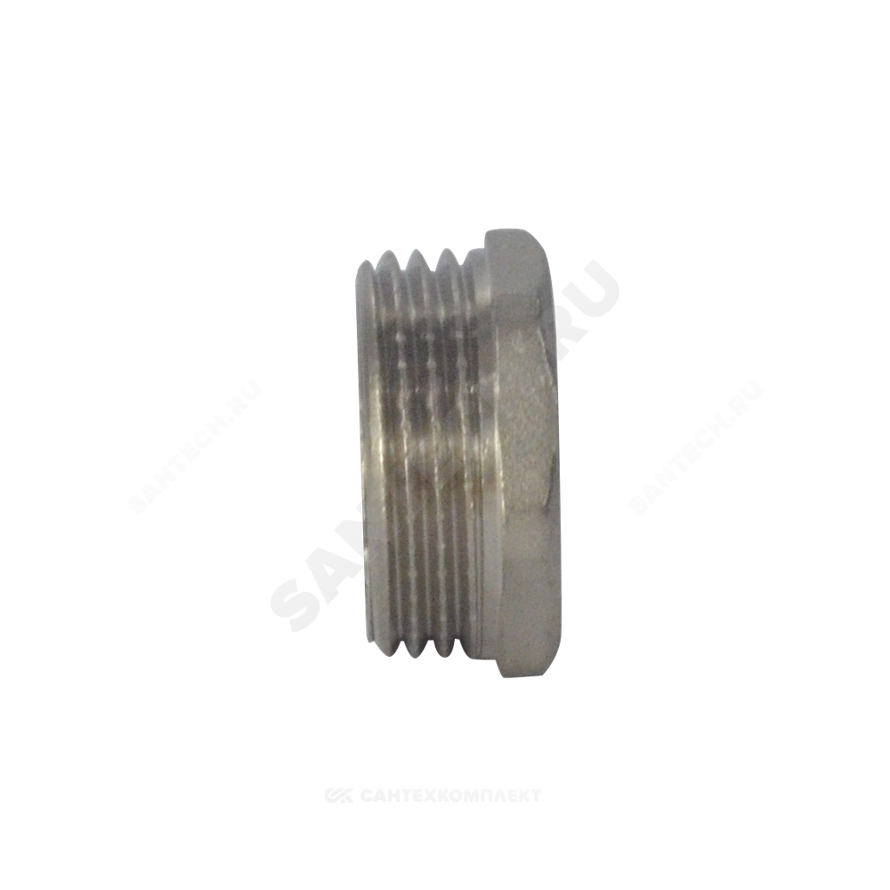 Заглушка латунь никель Ду 15 (1/2") НР SantechSystems