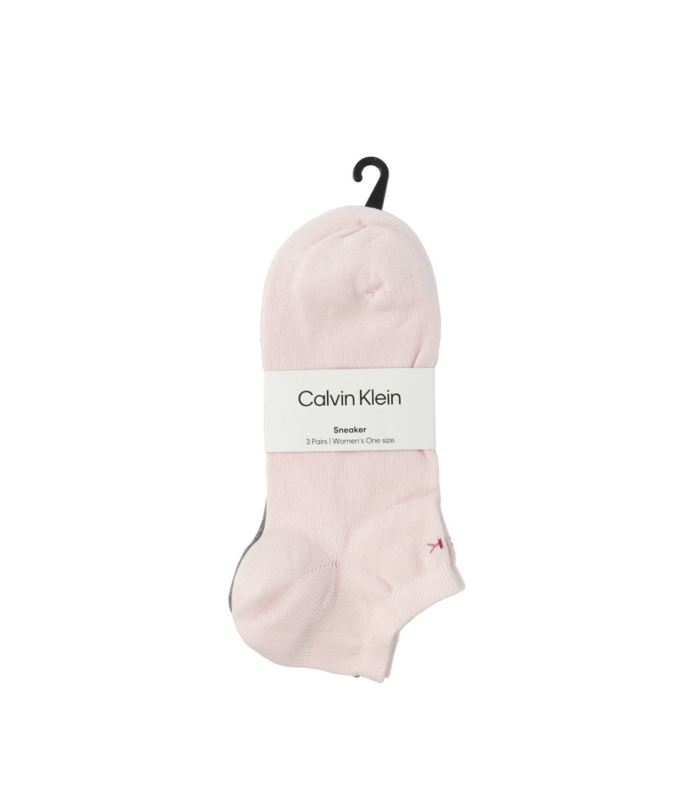 носки 3 пары Calvin Klein - серебряный(701218768)