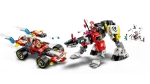 Конструктор LEGO DREAMZzz 71497 Робот-тигр Купера и Hot Rod машина Зеро