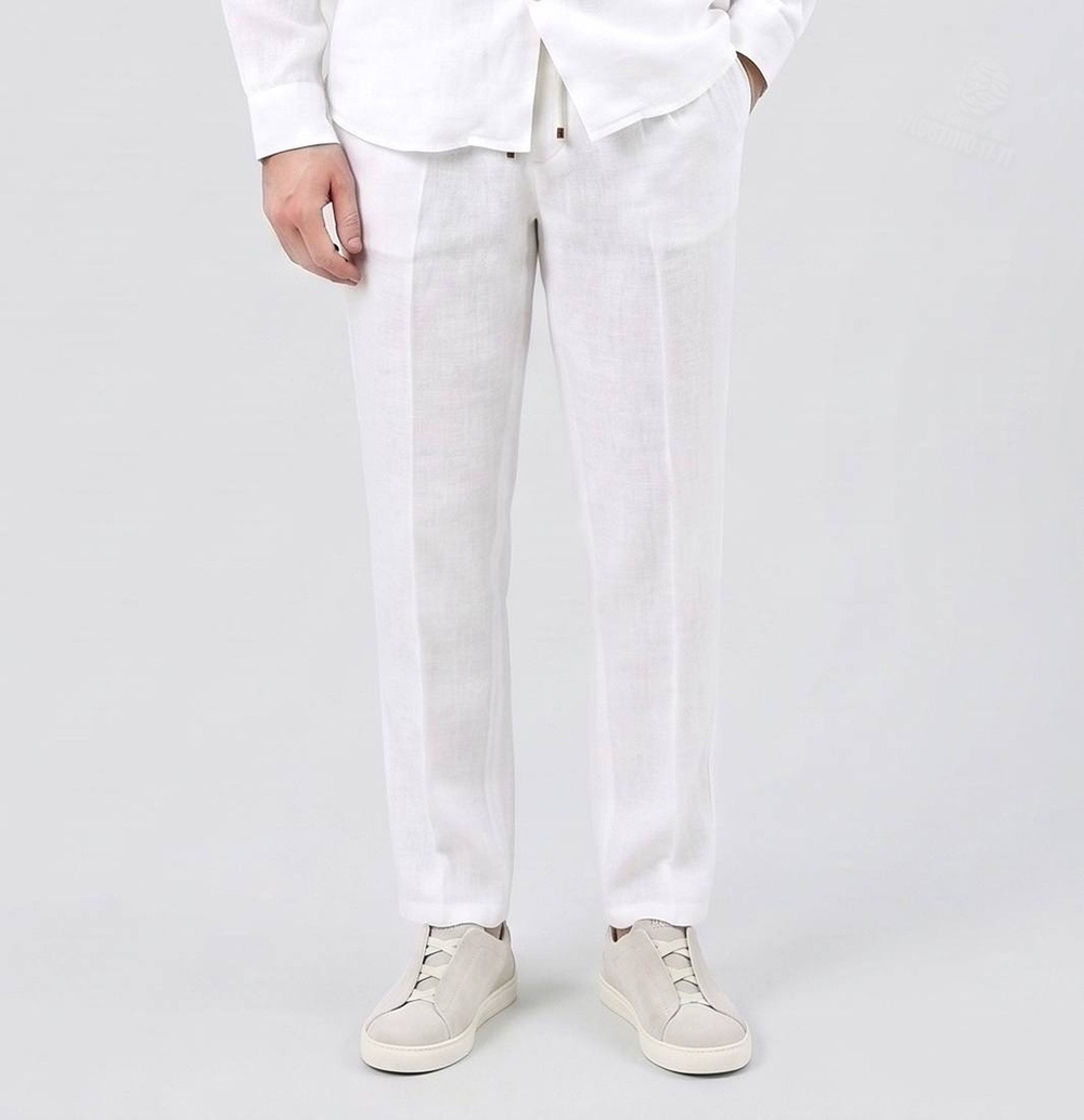 Льняной костюм Brunello Cucinelli