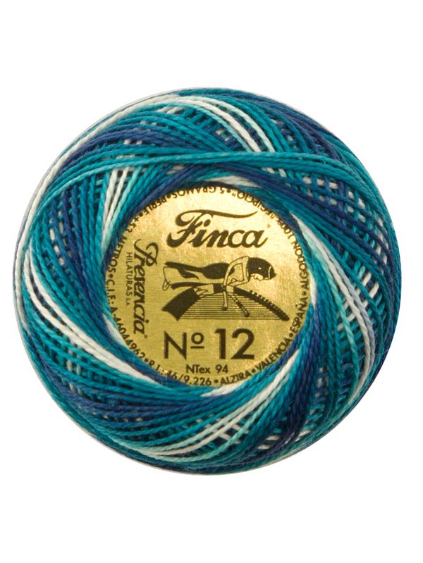 Мулине Finca №12 Perle (Жемчужное), цв. мультиколор 9770 / 1 мот. х 53 метра