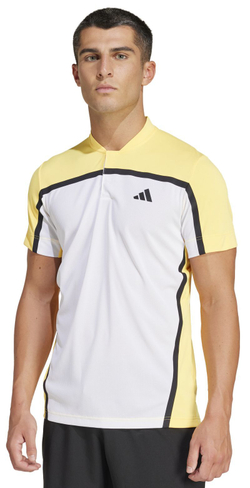 Мужское теннисное поло Adidas Heat.Rdy FreeLift Pro Polo Shirt - white/orange/black