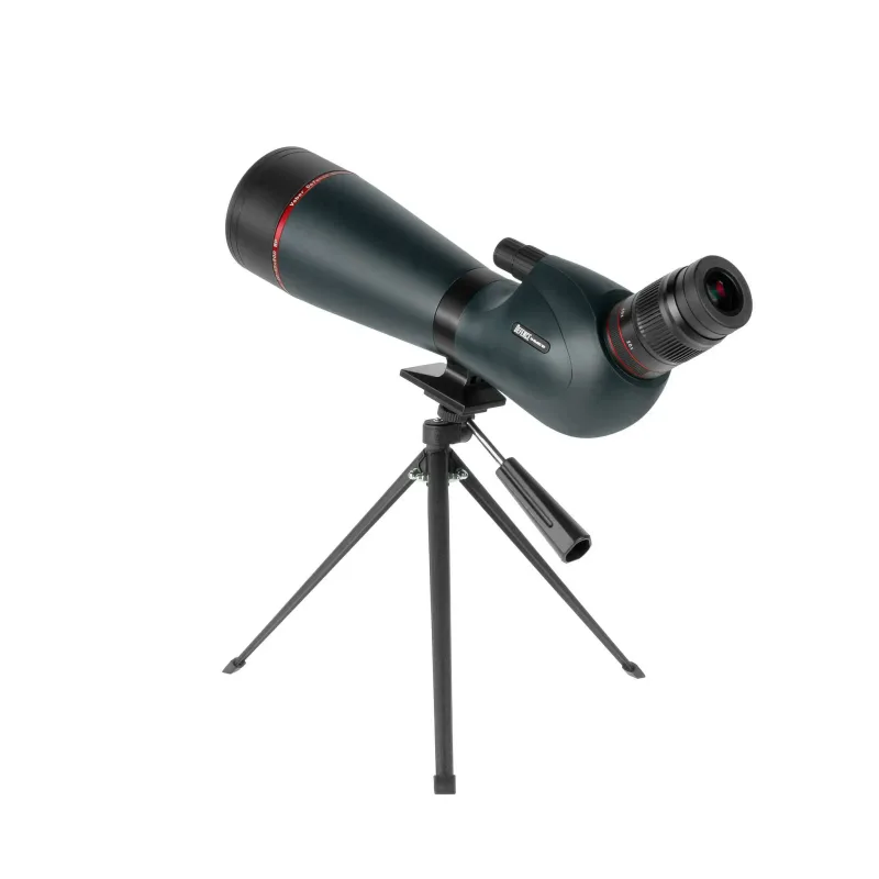 Зрительная труба Veber Defence 20-60x80D WP с сеткой на штативе, передний ракурс