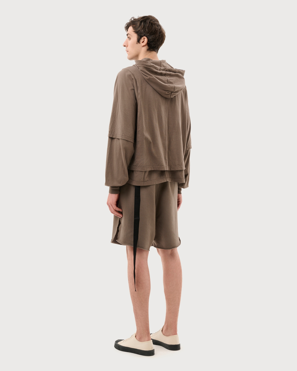 RICK OWENS DRKSHDW ХУДИ СЕРАЯ LIDO HUSTLER
