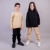 Свитшот с разрезами "Сафари" утепленный подростковый