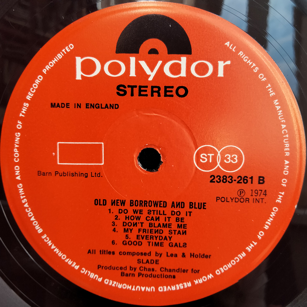 Slade / Old New Borrowed And Blue (LP)