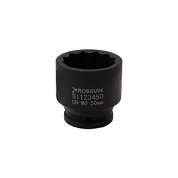 SI123450 Головка торцевая ударная 12-гранная ROSSVIK 3/4", 50мм