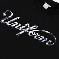 Футболка UNIFORM Heavy Baseball Chrome, черный