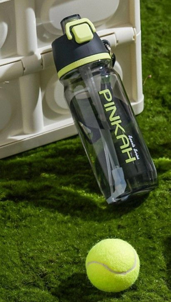 Спортивная бутылка для воды с распылителем PINKAH